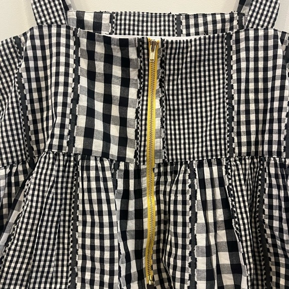 CROSBY by Mollie Burch Black and White Checkered Top - Picture 4 of 5